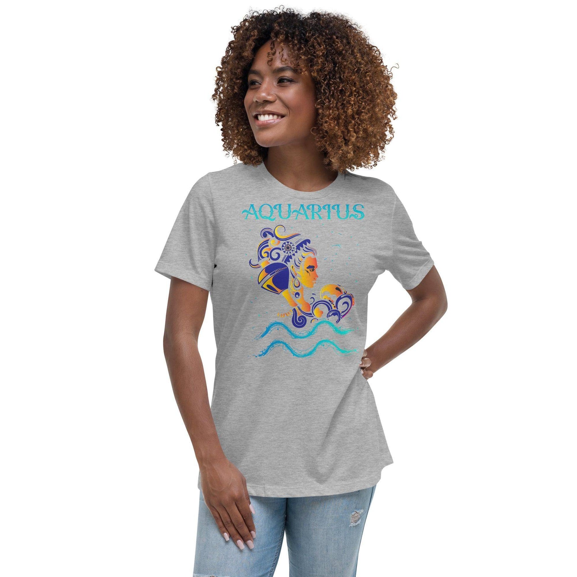 sternzeichen-wassermann-damen-t-shirt-t-shirt-jlr-design-9 - JLR Design