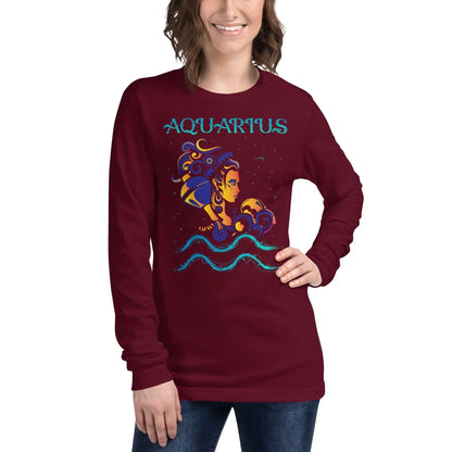 sternzeichen-wassermann-langarmshirt-langarmshirt-jlr-design-11 - JLR Design