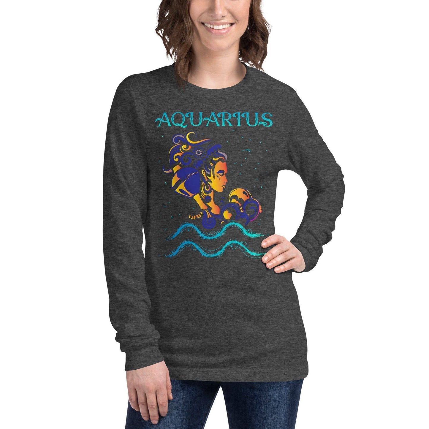 sternzeichen-wassermann-langarmshirt-langarmshirt-jlr-design-19 - JLR Design