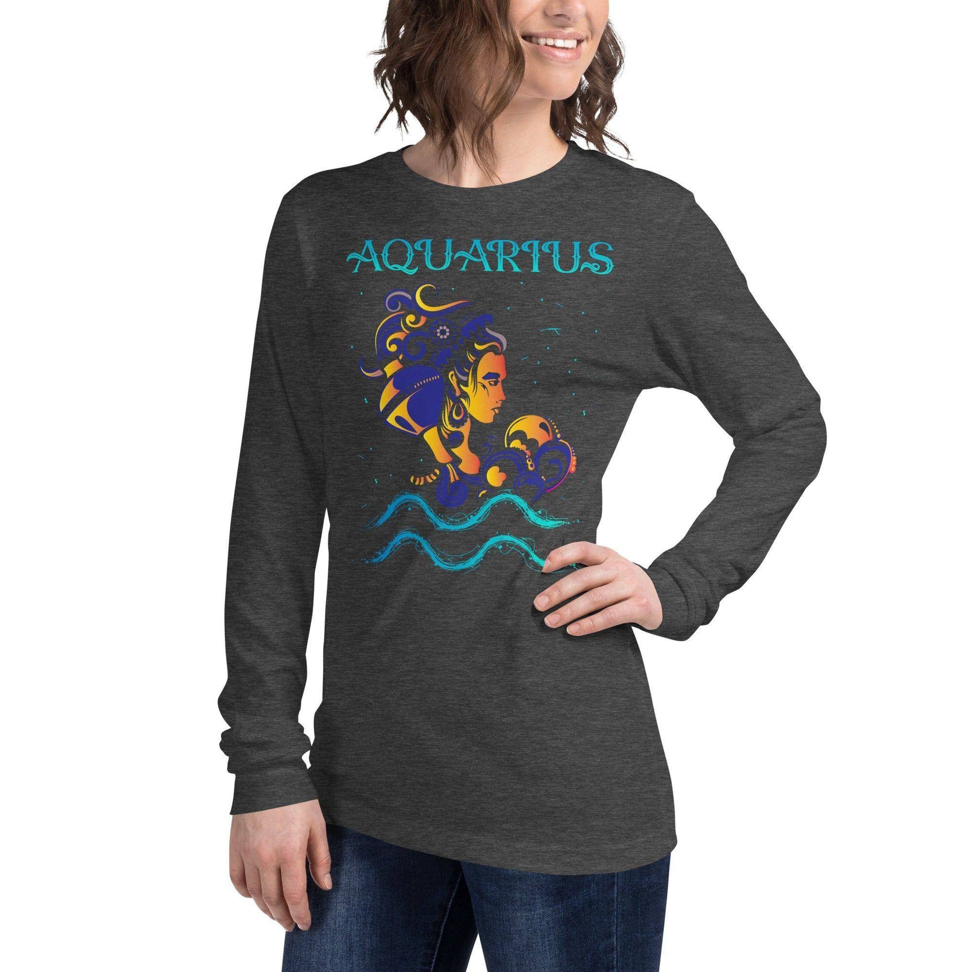 sternzeichen-wassermann-langarmshirt-langarmshirt-jlr-design-20 - JLR Design