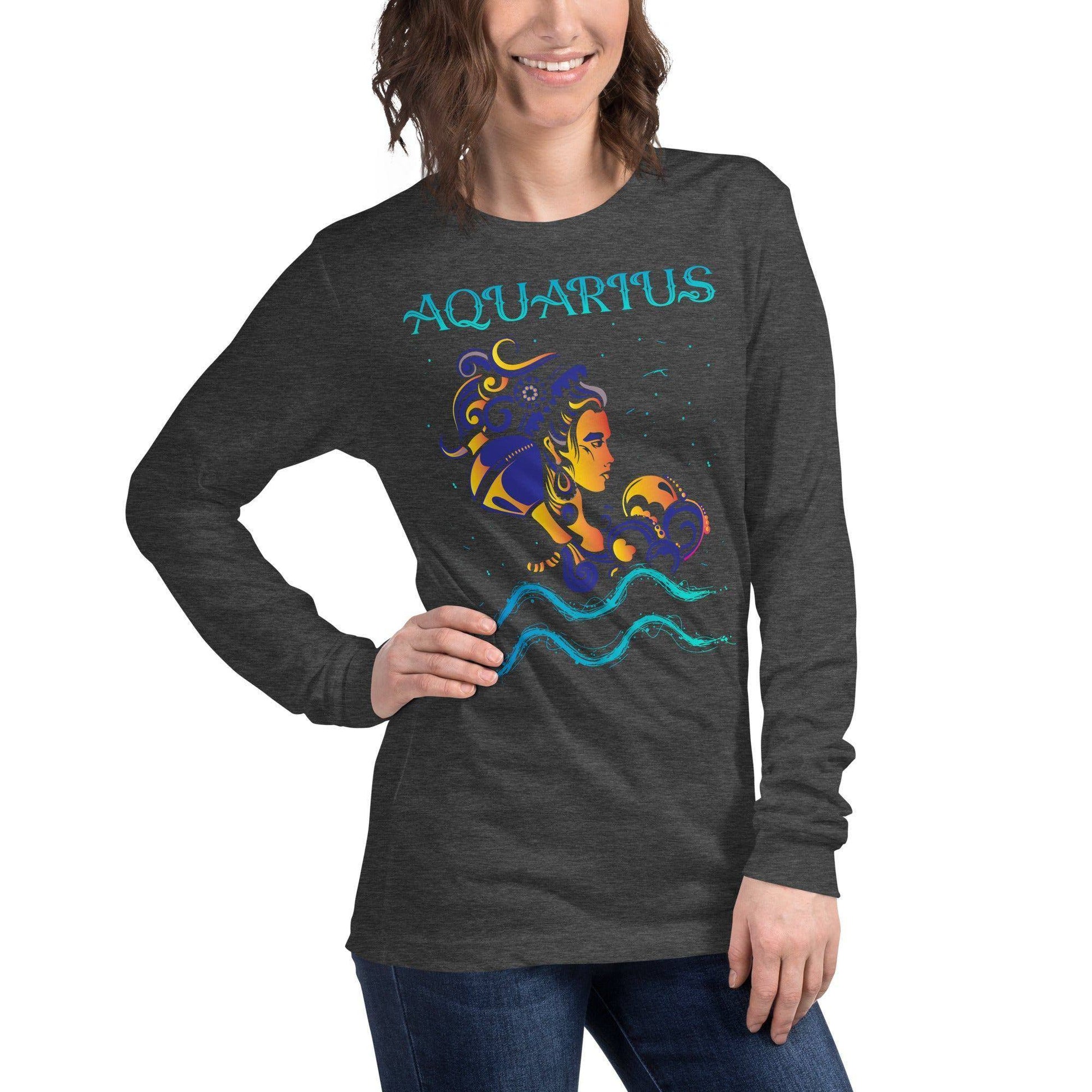 sternzeichen-wassermann-langarmshirt-langarmshirt-jlr-design-21 - JLR Design