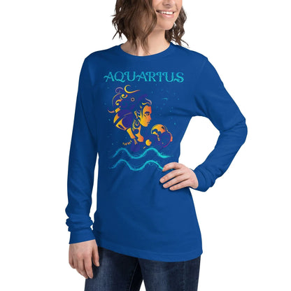 sternzeichen-wassermann-langarmshirt-langarmshirt-jlr-design-23 - JLR Design