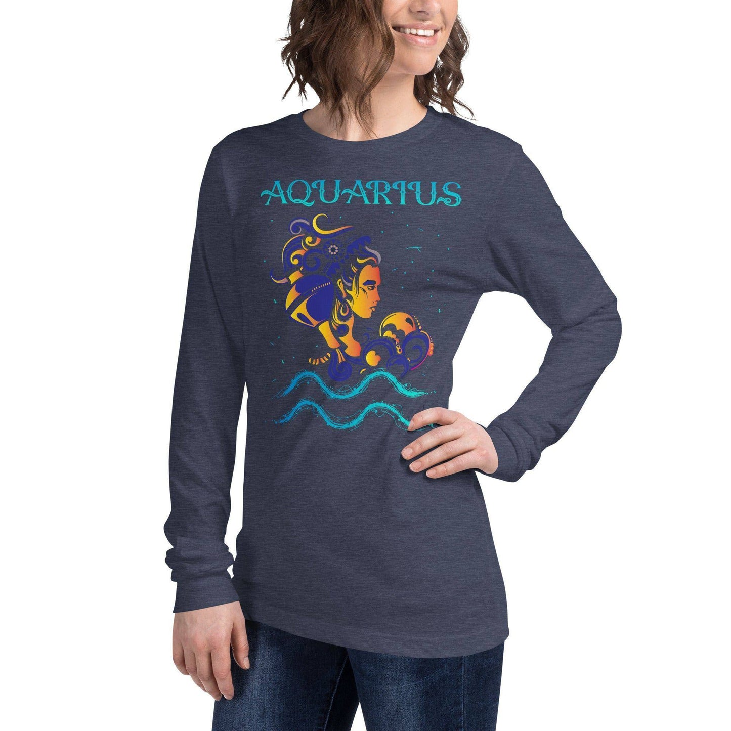 sternzeichen-wassermann-langarmshirt-langarmshirt-jlr-design-26 - JLR Design