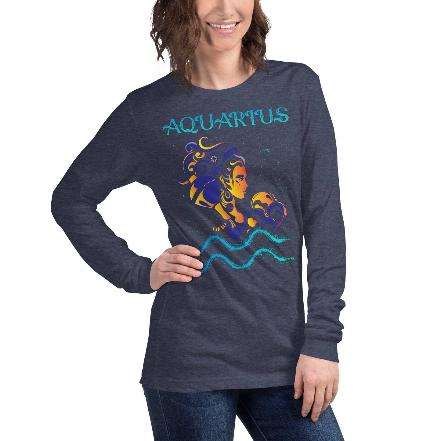 sternzeichen-wassermann-langarmshirt-langarmshirt-jlr-design-27 - JLR Design