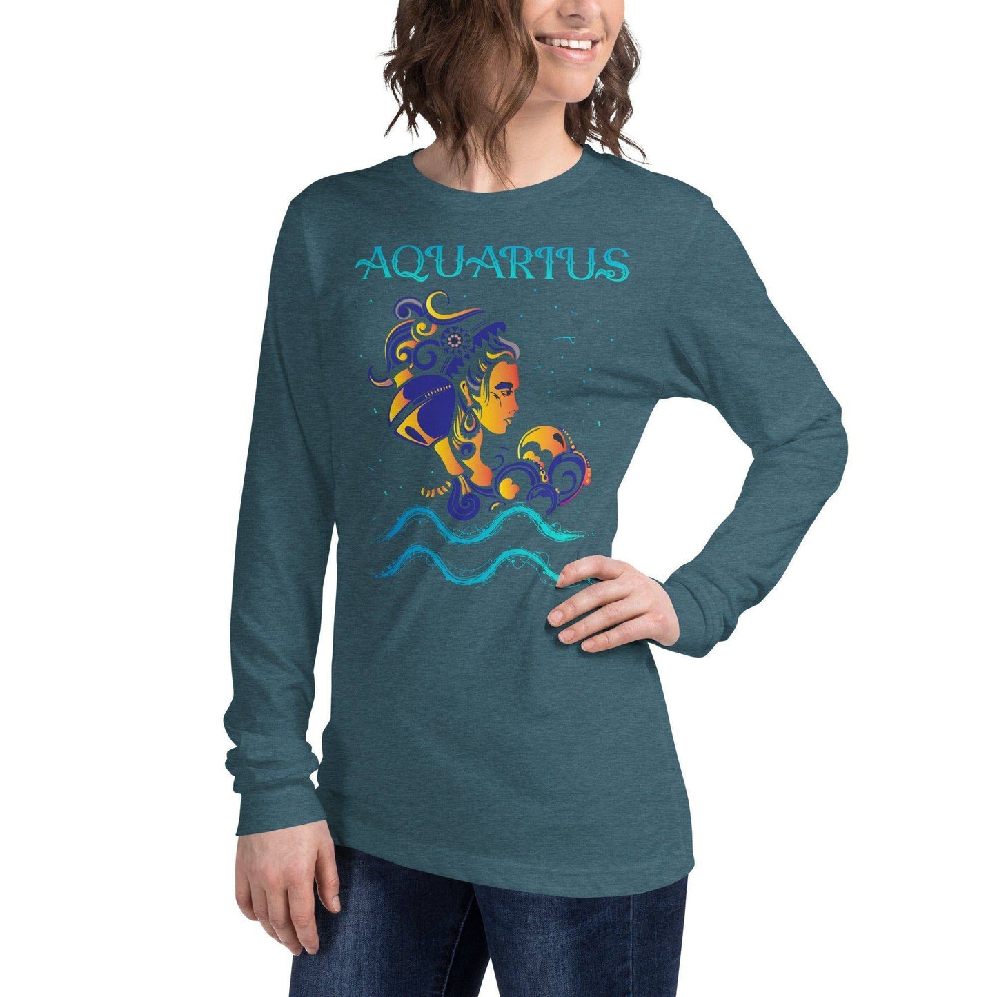 sternzeichen-wassermann-langarmshirt-langarmshirt-jlr-design-29 - JLR Design