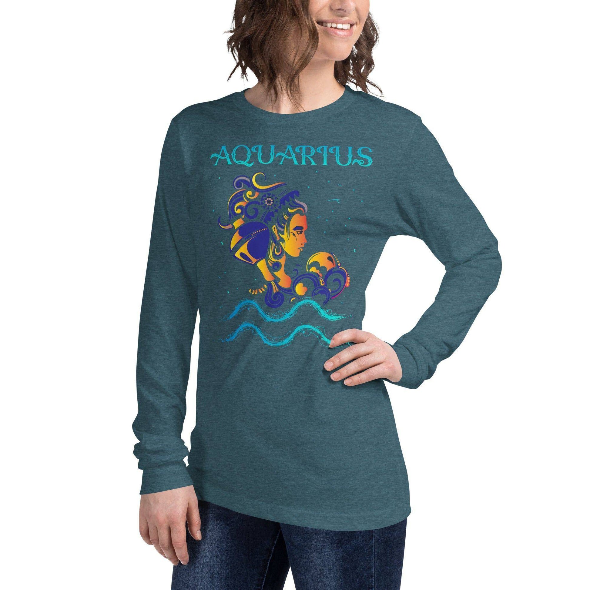 sternzeichen-wassermann-langarmshirt-langarmshirt-jlr-design-29 - JLR Design