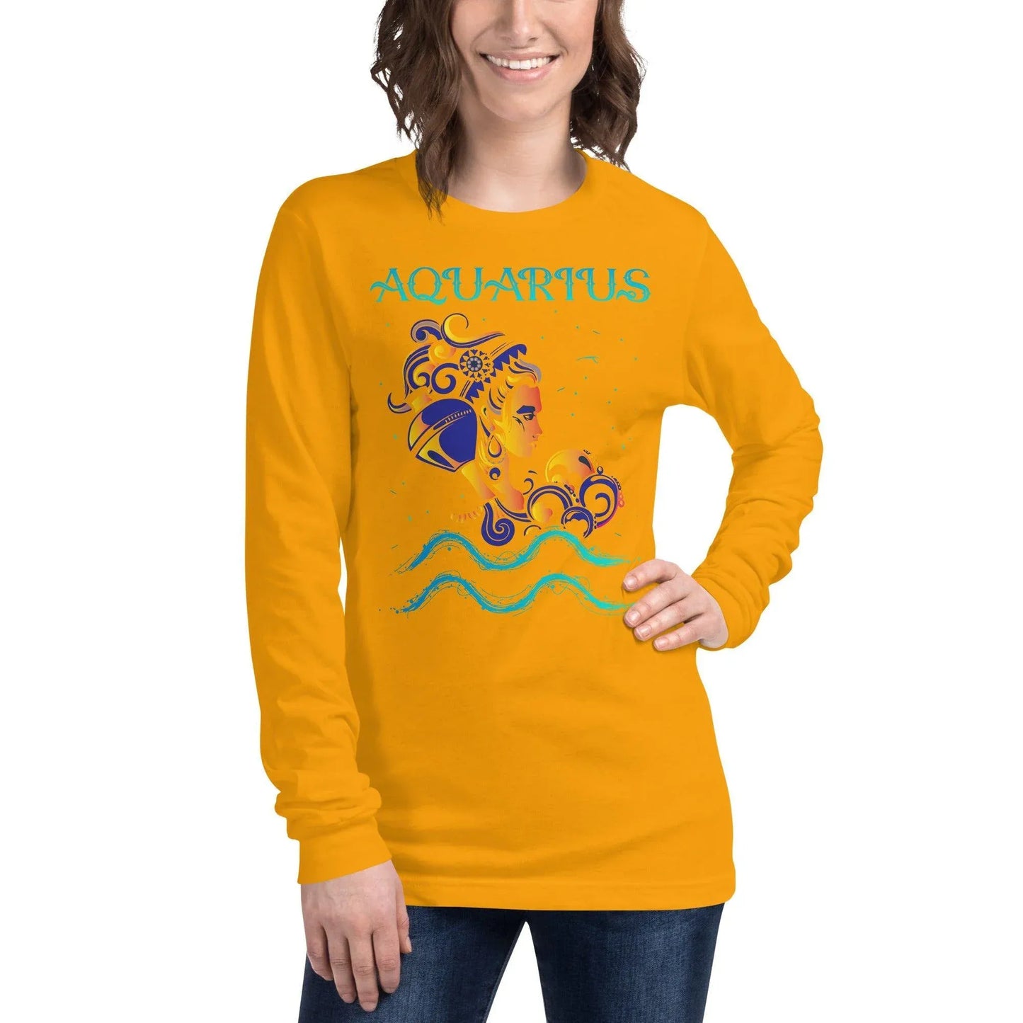 sternzeichen-wassermann-langarmshirt-langarmshirt-jlr-design-31 - JLR Design
