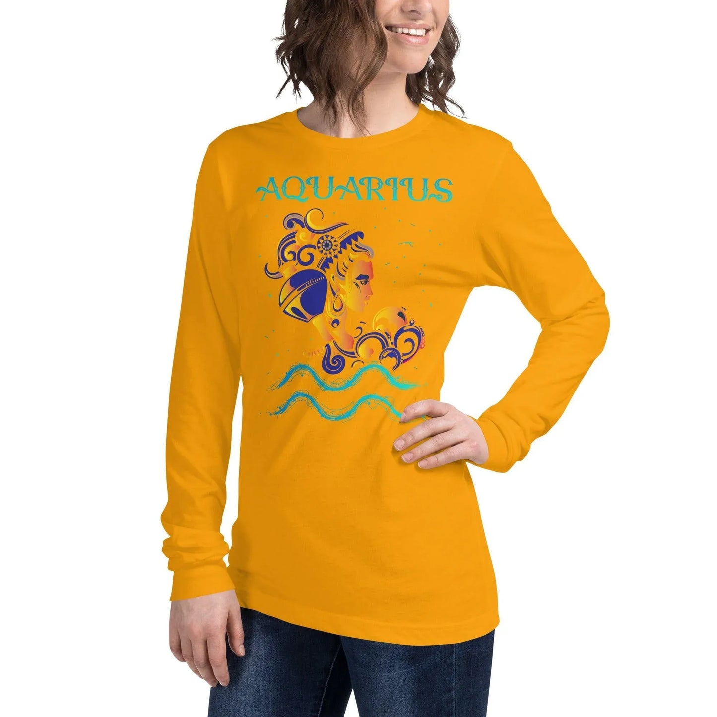 sternzeichen-wassermann-langarmshirt-langarmshirt-jlr-design-32 - JLR Design
