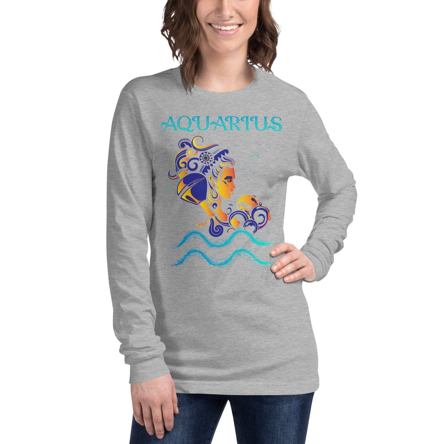 sternzeichen-wassermann-langarmshirt-langarmshirt-jlr-design-34 - JLR Design
