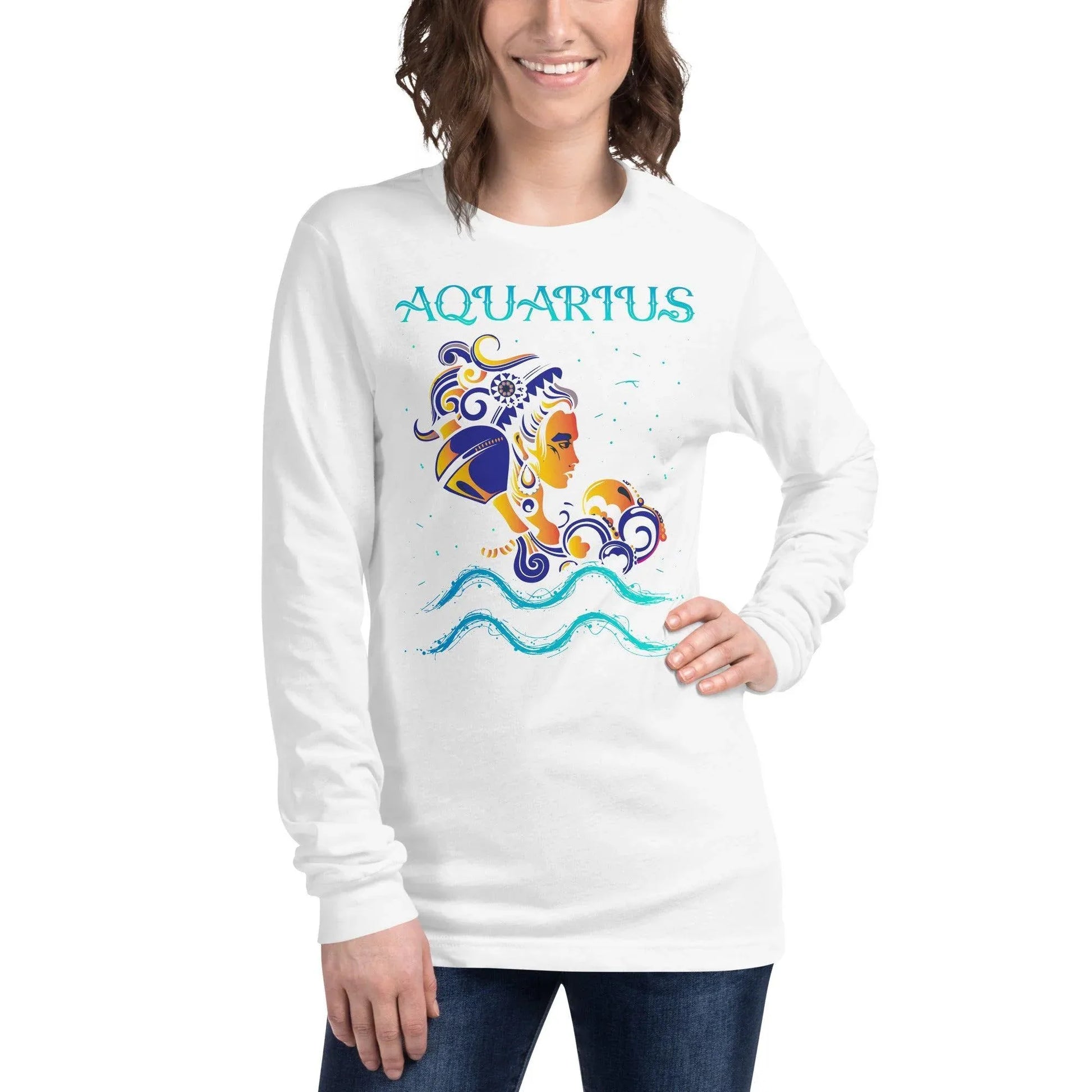 sternzeichen-wassermann-langarmshirt-langarmshirt-jlr-design-37 - JLR Design