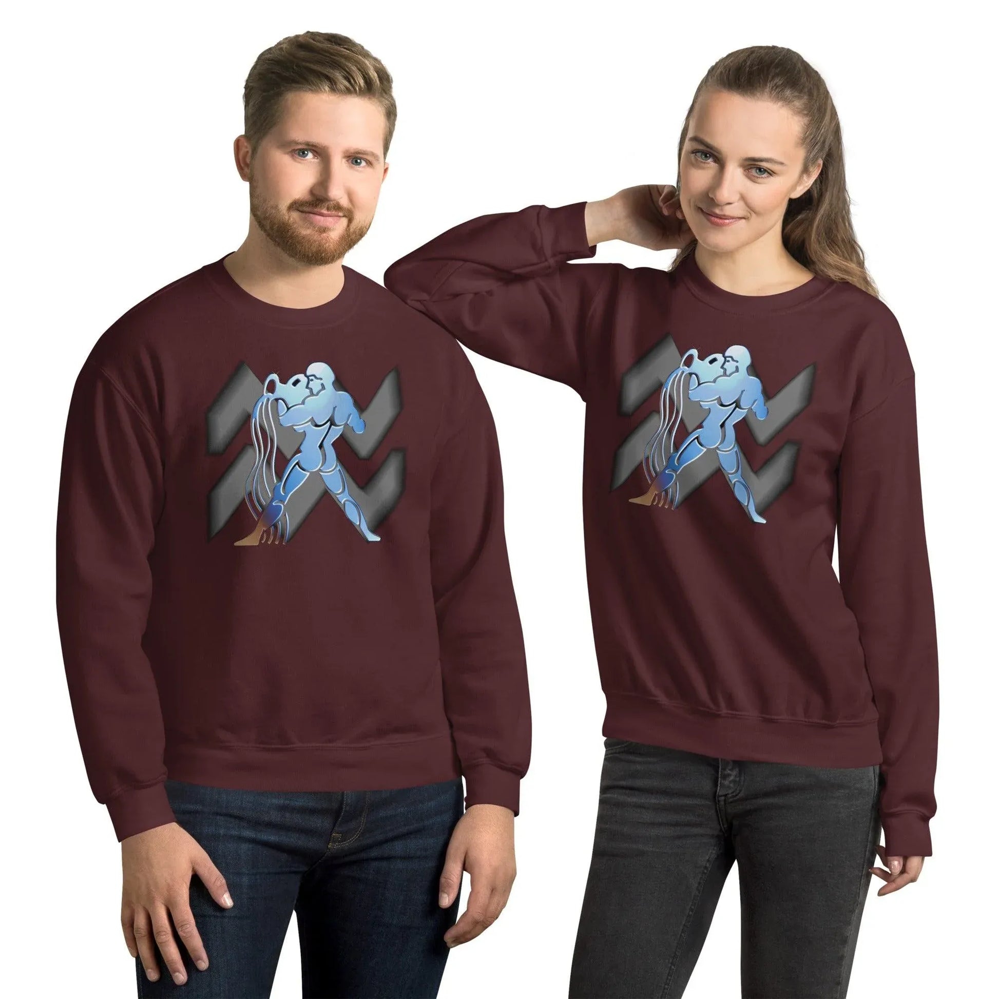 sternzeichen-wassermann-unisex-pullover-pullover-jlr-design-39158 - JLR Design
