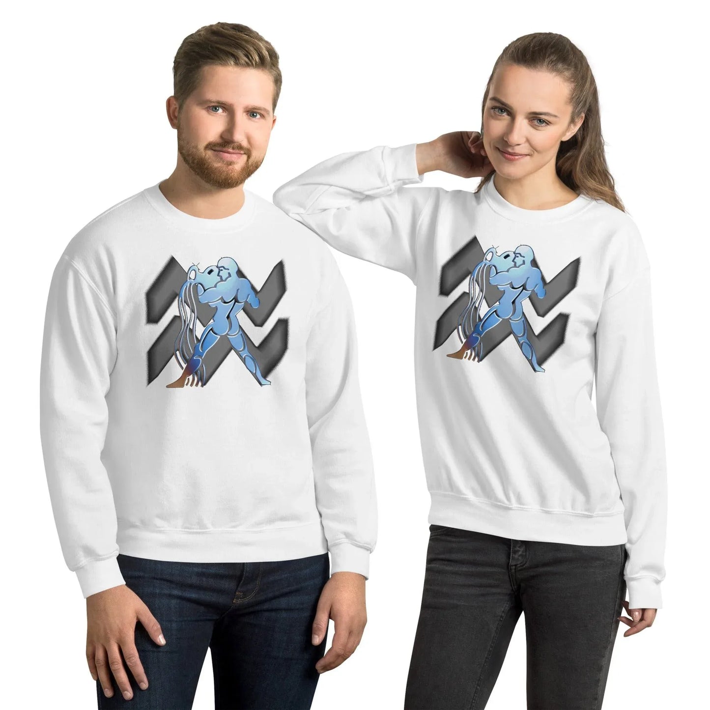 sternzeichen-wassermann-unisex-pullover-pullover-jlr-design-51317 - JLR Design