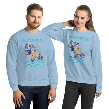 sternzeichen-wassermann-unisex-pullover-pullover-jlr-design-8 - JLR Design