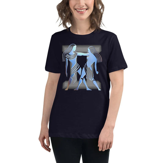 sternzeichen-zwillinge-damen-t-shirt-t-shirt-jlr-design-51899 - JLR Design
