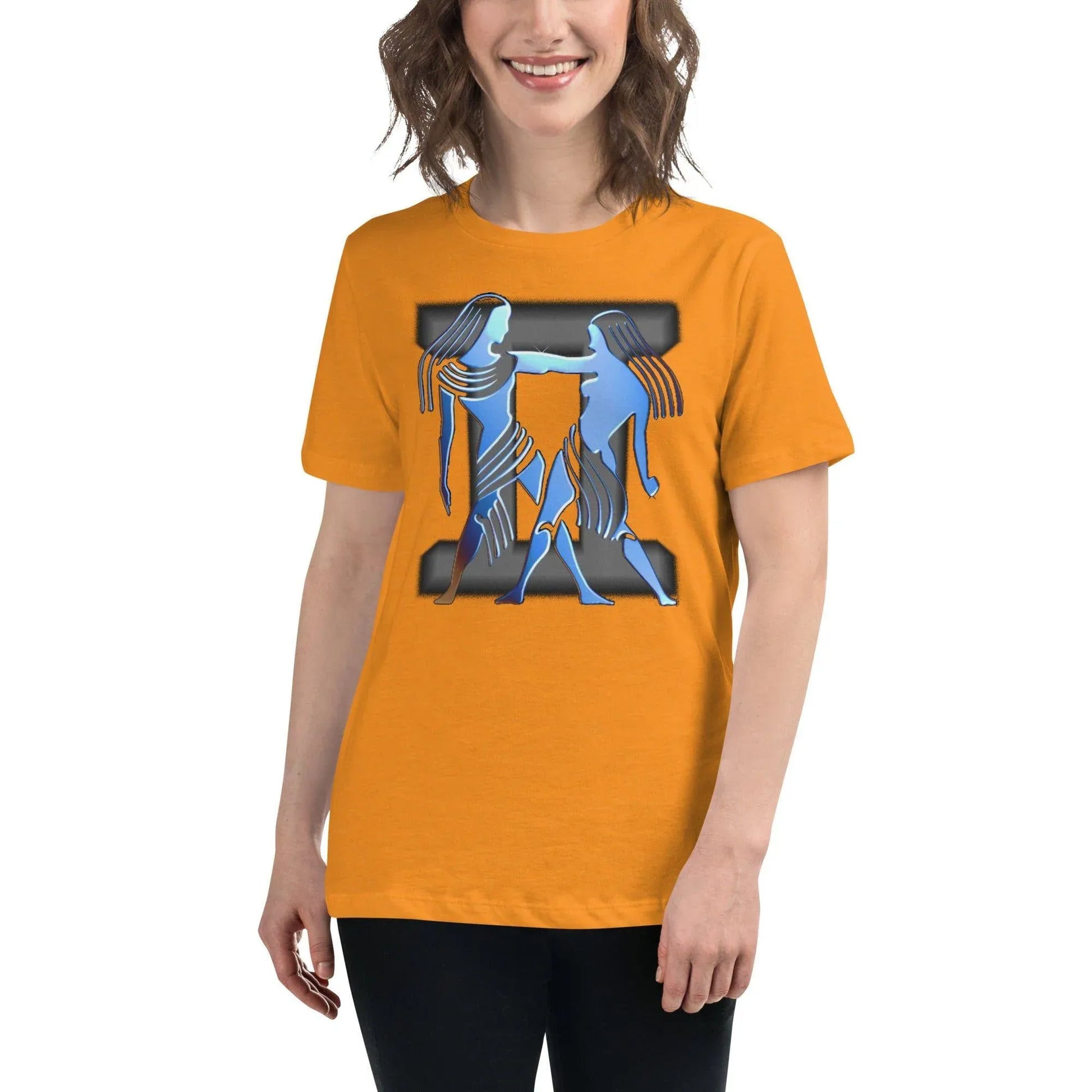sternzeichen-zwillinge-damen-t-shirt-t-shirt-jlr-design-72388 - JLR Design