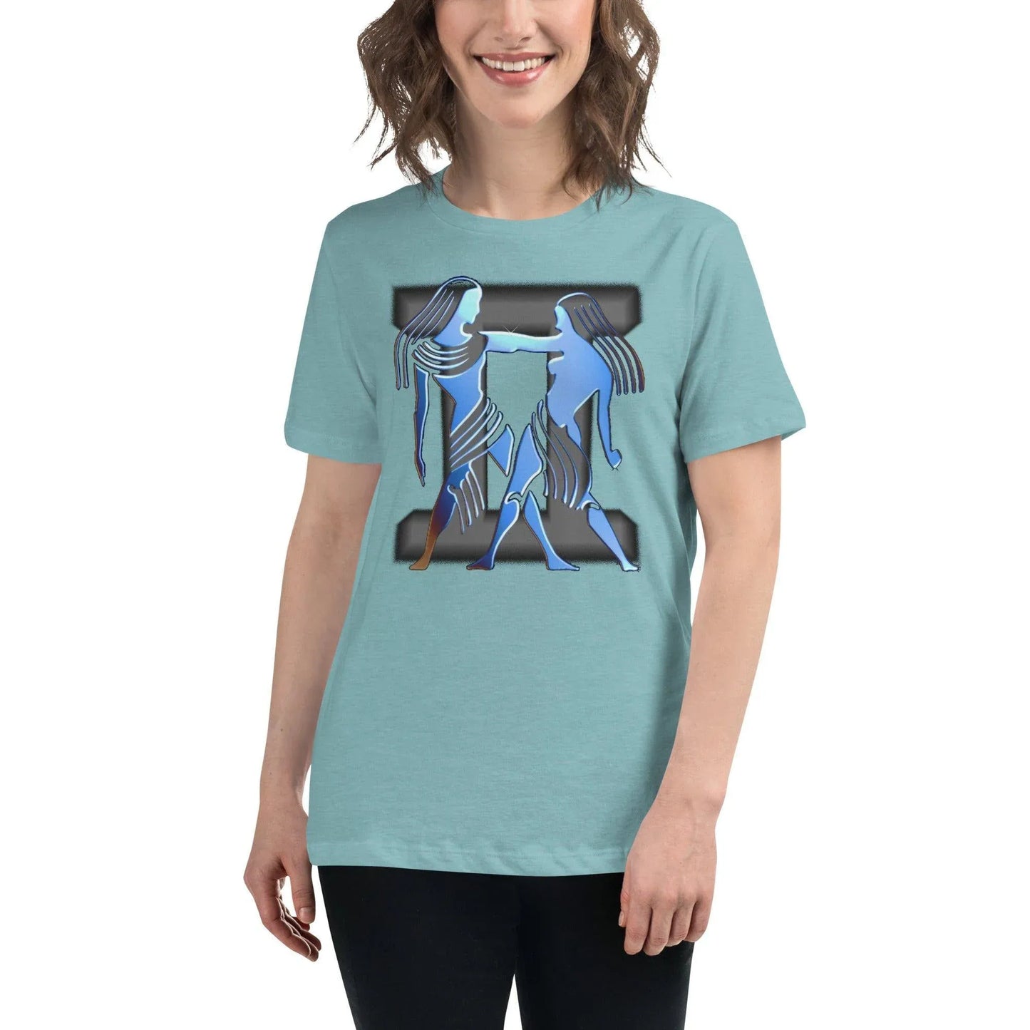 sternzeichen-zwillinge-damen-t-shirt-t-shirt-jlr-design-74890 - JLR Design