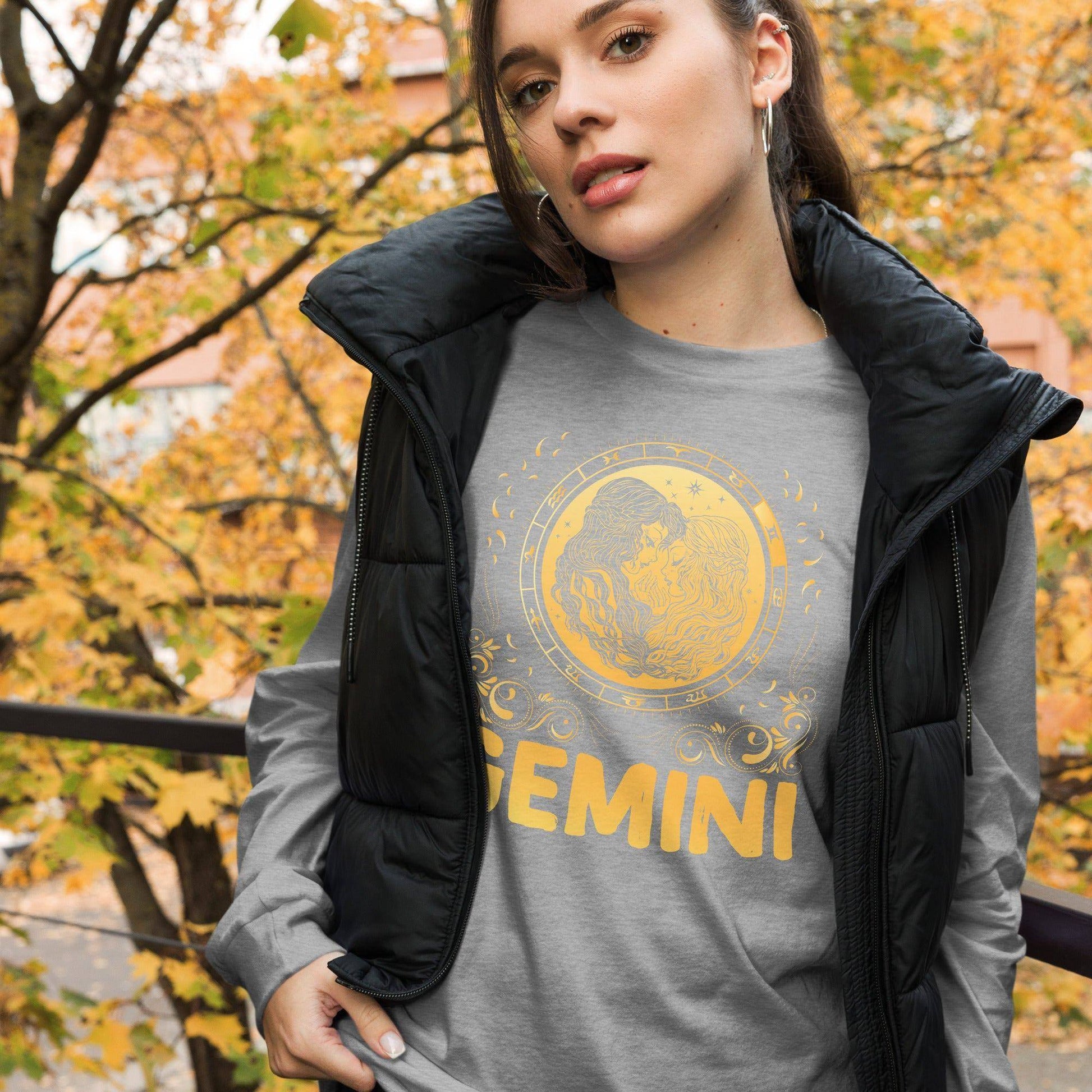 sternzeichen-zwillinge-langarmshirt-langarmshirt-jlr-design-25 - JLR Design