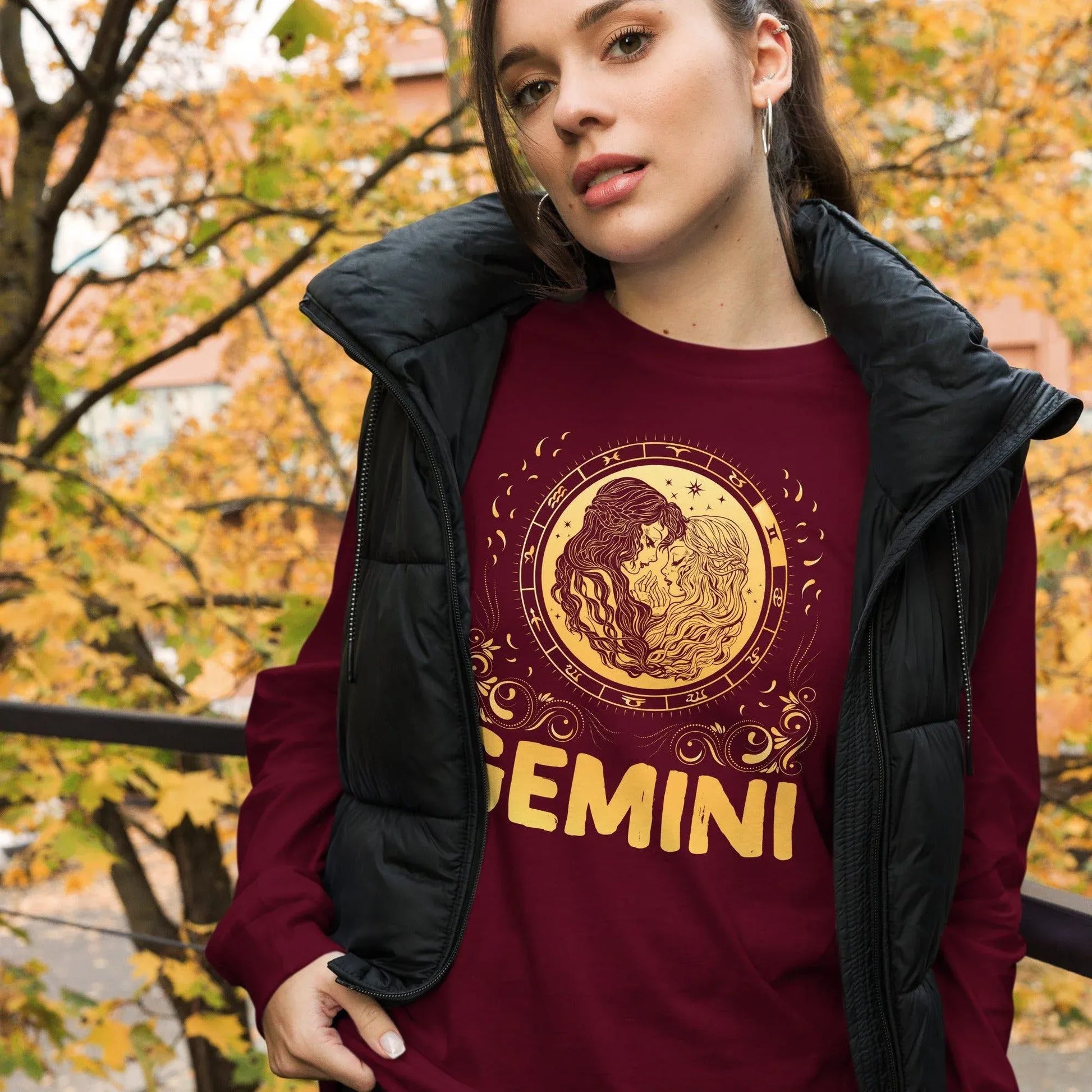sternzeichen-zwillinge-langarmshirt-langarmshirt-jlr-design-9 - JLR Design