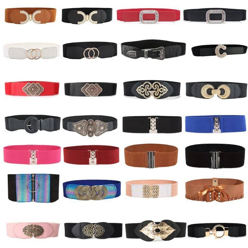 stilvolle-stretchgurtel-breites-elastisches-korsett-taillenband-gurtel-jlr-design-2 - JLR Design