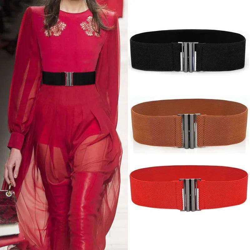 stilvolle-stretchgurtel-breites-elastisches-korsett-taillenband-gurtel-jlr-design-4 - JLR Design