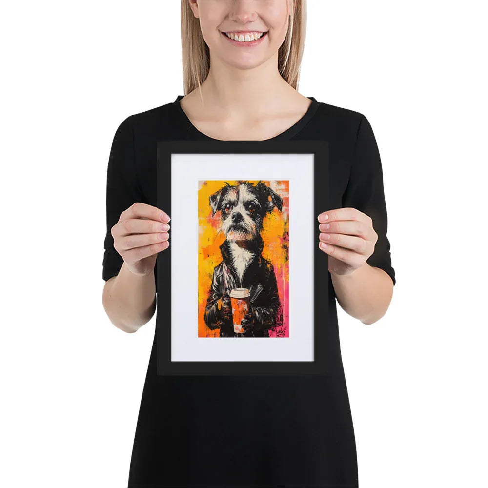 street-art-canine-v10-gerahmtes-poster-gerahmtes-poster-jlr-design-2 - JLR Design