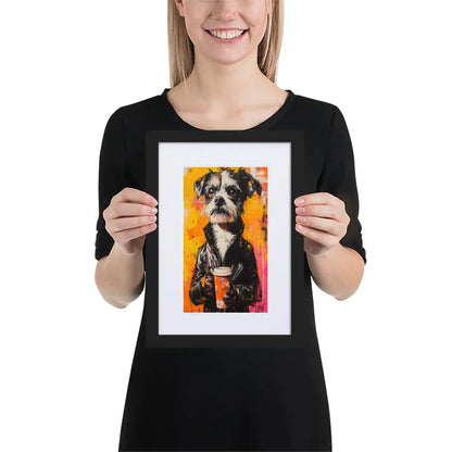 street-art-canine-v10-gerahmtes-poster-gerahmtes-poster-jlr-design-2 - JLR Design