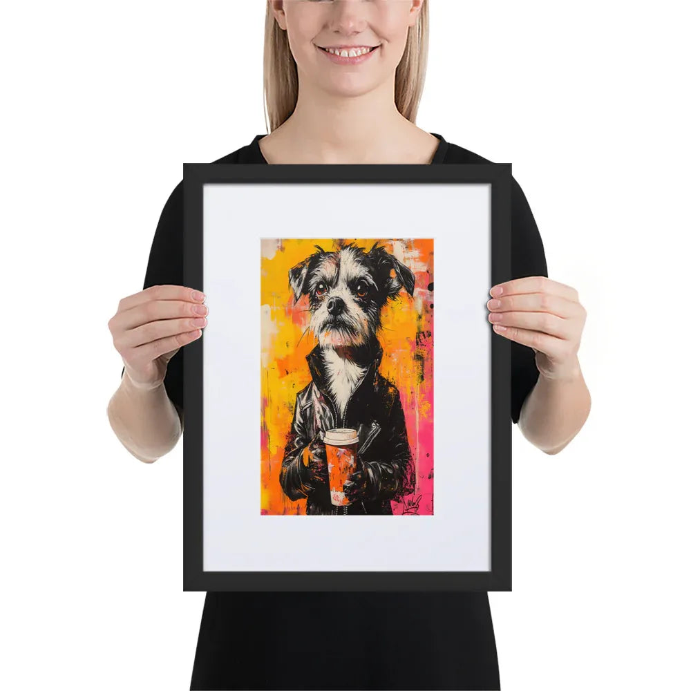street-art-canine-v10-gerahmtes-poster-gerahmtes-poster-jlr-design-3 - JLR Design