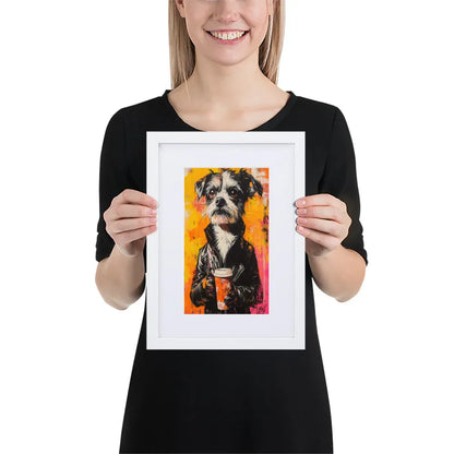 street-art-canine-v10-gerahmtes-poster-gerahmtes-poster-jlr-design-5 - JLR Design