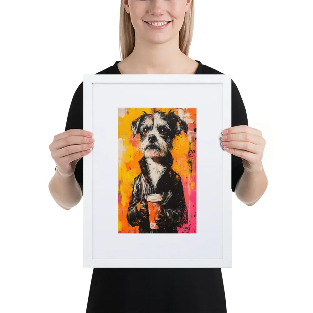 street-art-canine-v10-gerahmtes-poster-gerahmtes-poster-jlr-design-6 - JLR Design