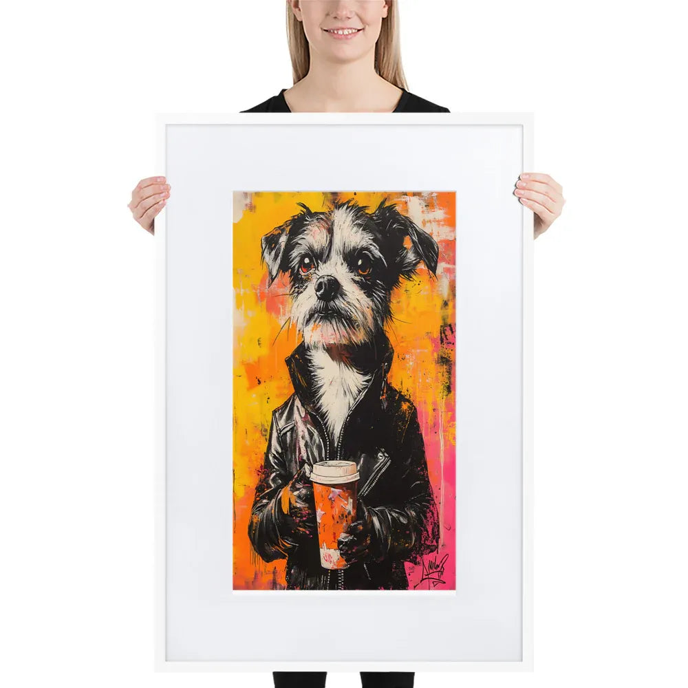street-art-canine-v10-gerahmtes-poster-gerahmtes-poster-jlr-design-8 - JLR Design