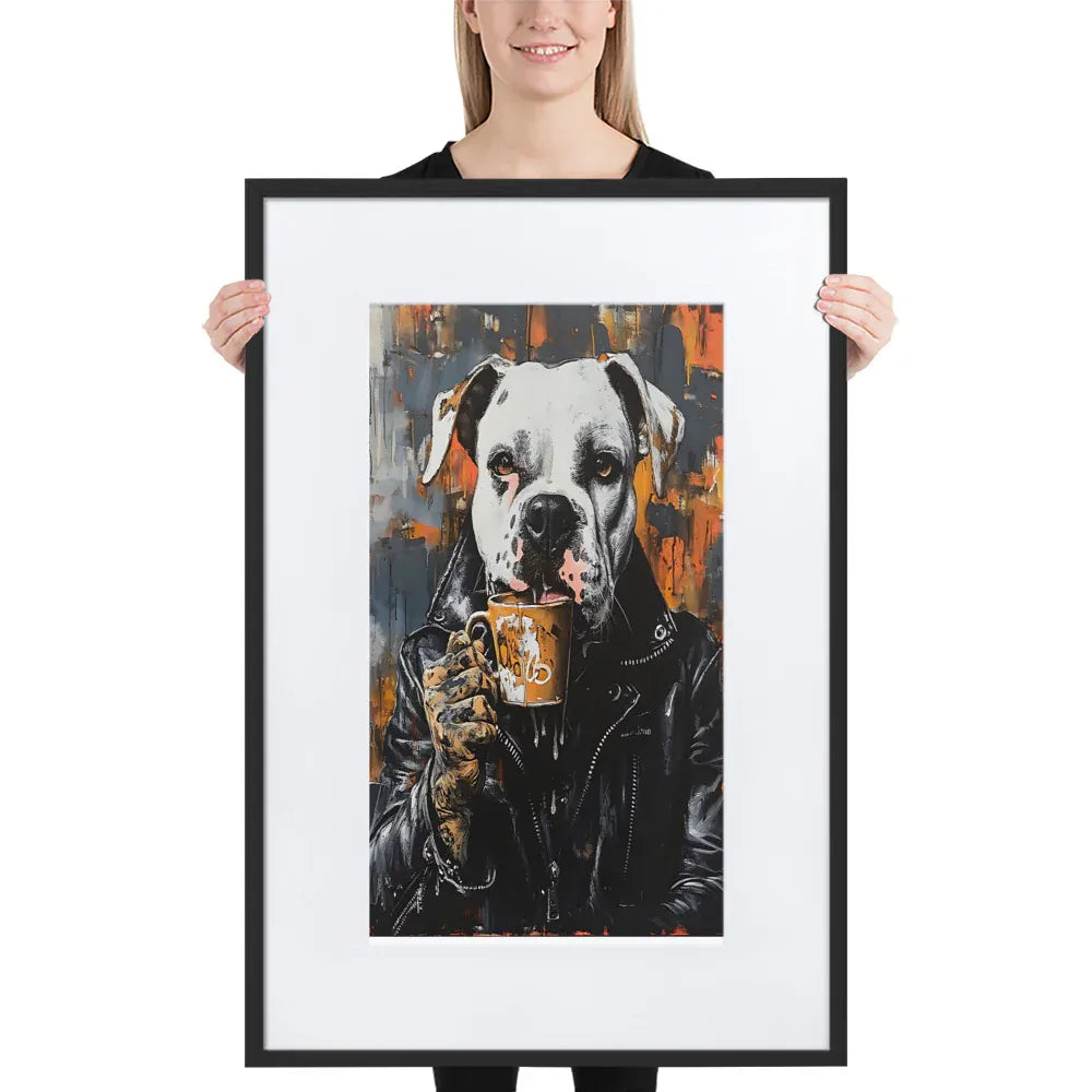 street-art-canine-v11-gerahmtes-poster-gerahmtes-poster-jlr-design-1 - JLR Design