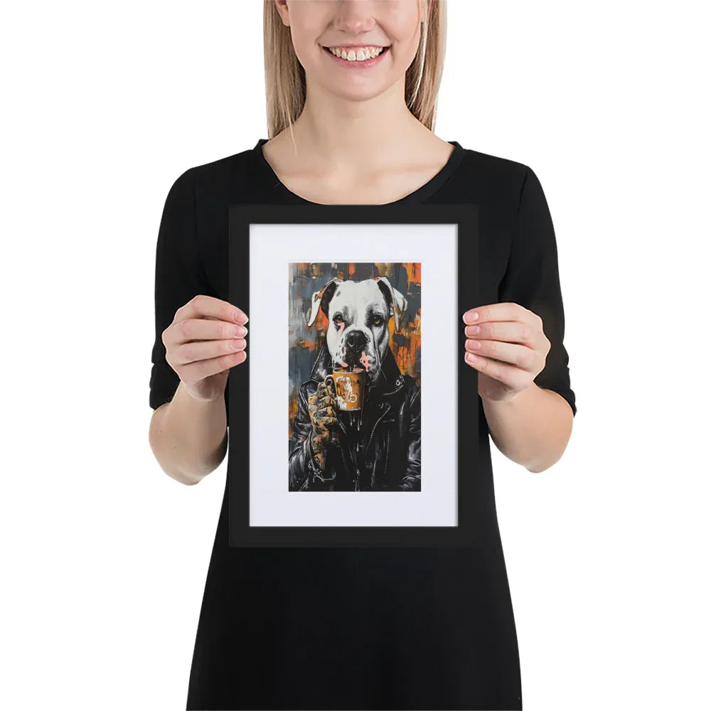 street-art-canine-v11-gerahmtes-poster-gerahmtes-poster-jlr-design-2 - JLR Design