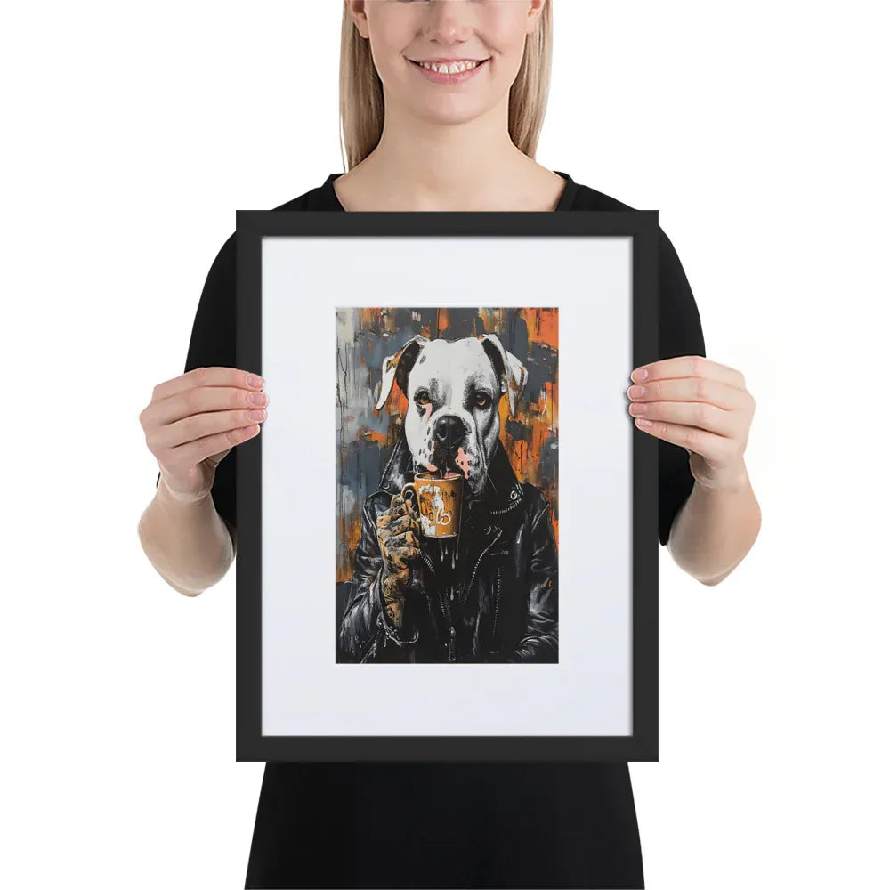 street-art-canine-v11-gerahmtes-poster-gerahmtes-poster-jlr-design-3 - JLR Design