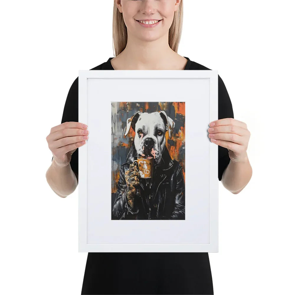 street-art-canine-v11-gerahmtes-poster-gerahmtes-poster-jlr-design-6 - JLR Design
