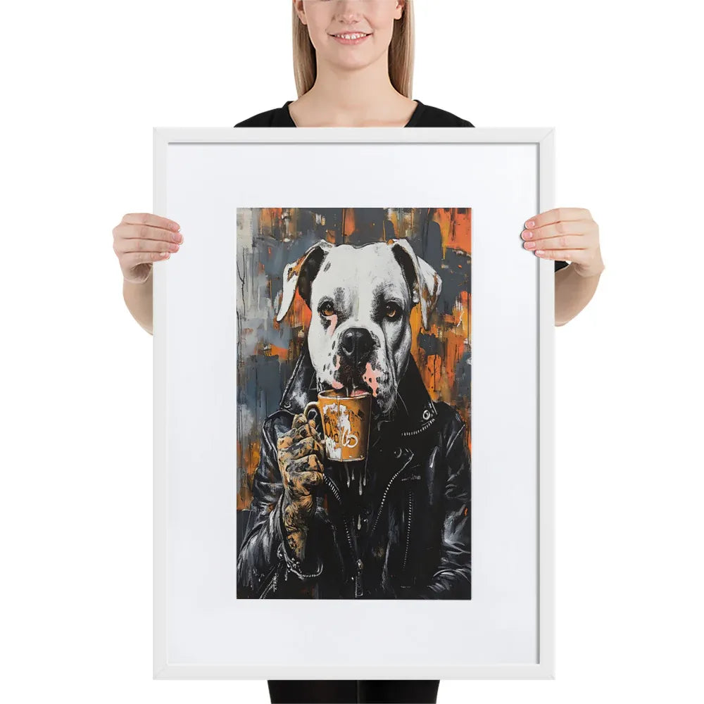 street-art-canine-v11-gerahmtes-poster-gerahmtes-poster-jlr-design-7 - JLR Design