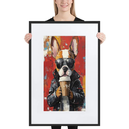 street-art-canine-v12-gerahmtes-poster-gerahmtes-poster-jlr-design-1 - JLR Design
