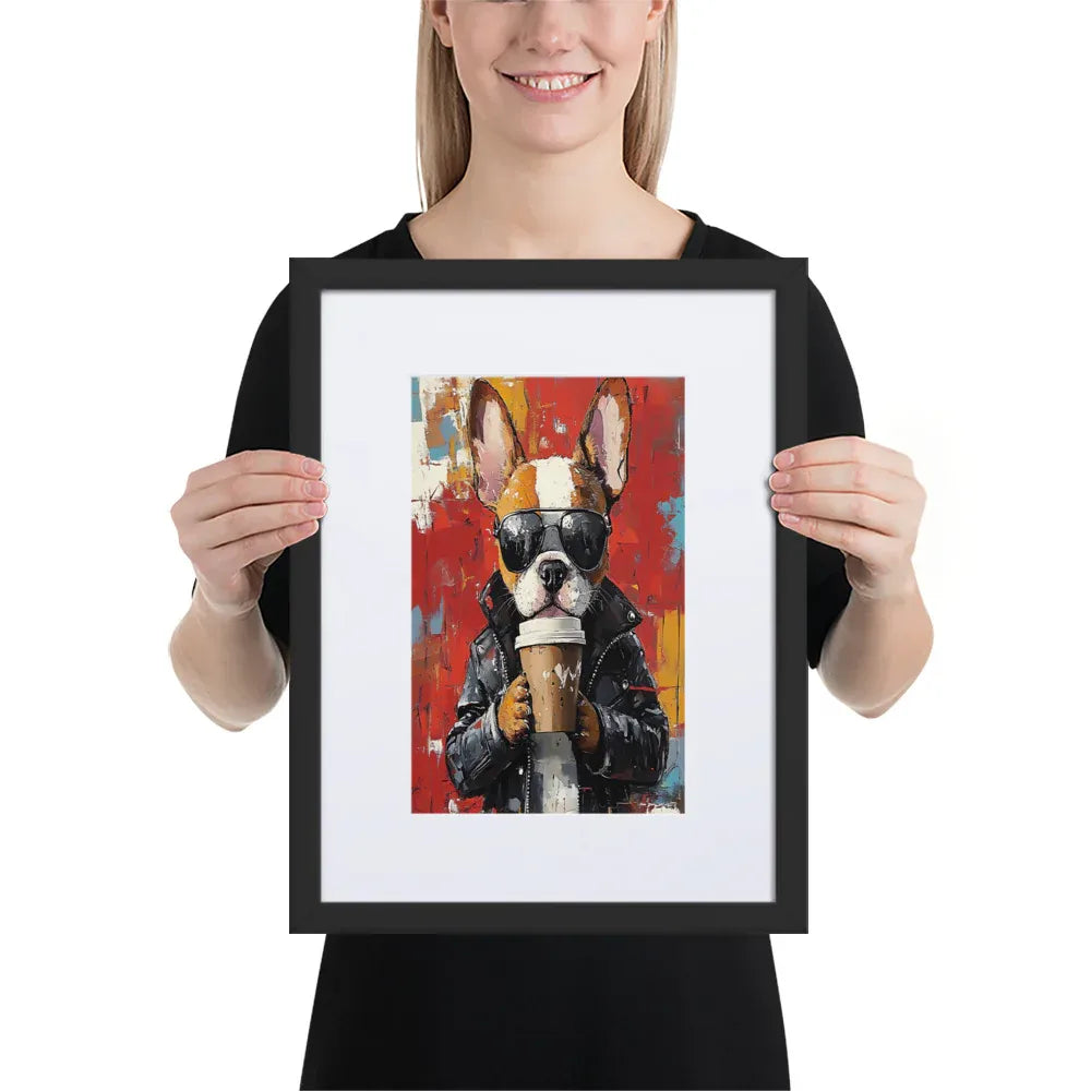 street-art-canine-v12-gerahmtes-poster-gerahmtes-poster-jlr-design-3 - JLR Design