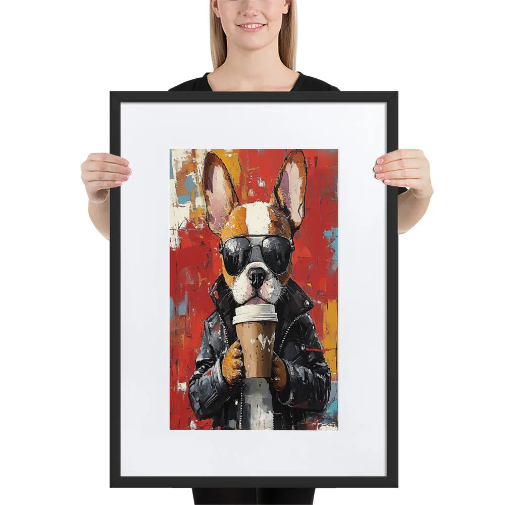 street-art-canine-v12-gerahmtes-poster-gerahmtes-poster-jlr-design-4 - JLR Design