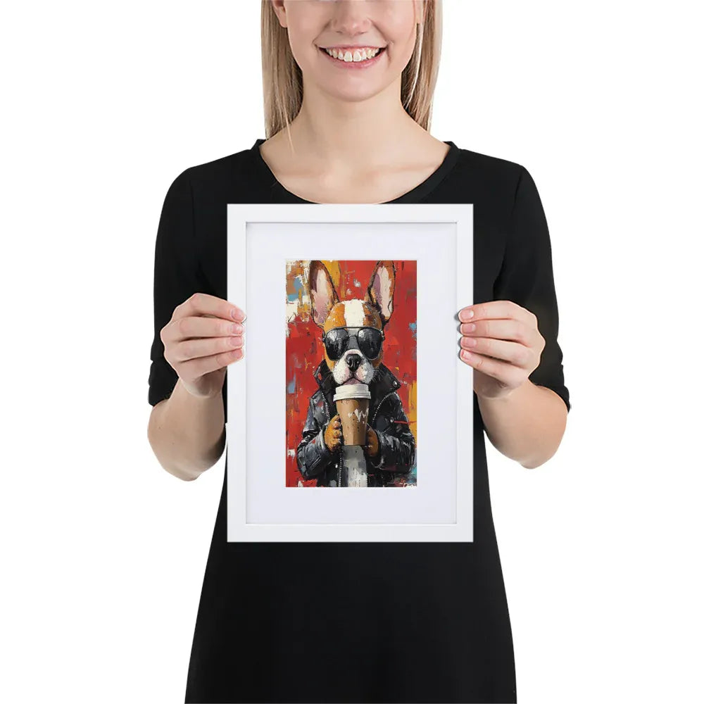 street-art-canine-v12-gerahmtes-poster-gerahmtes-poster-jlr-design-5 - JLR Design