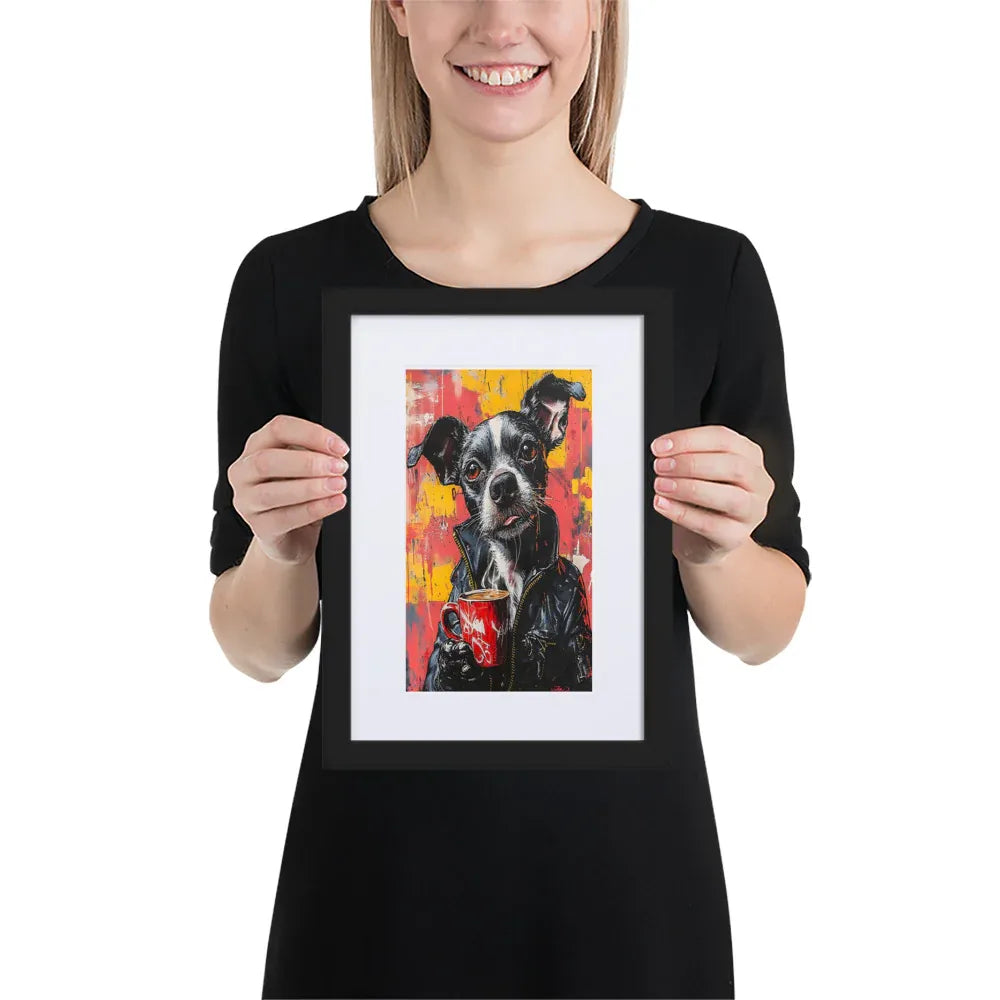 street-art-canine-v13-gerahmtes-poster-gerahmtes-poster-jlr-design-2 - JLR Design