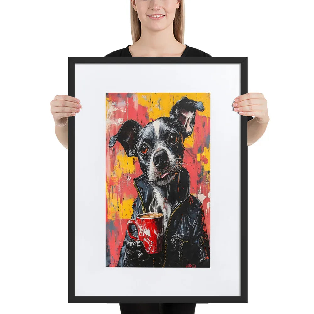 street-art-canine-v13-gerahmtes-poster-gerahmtes-poster-jlr-design-4 - JLR Design