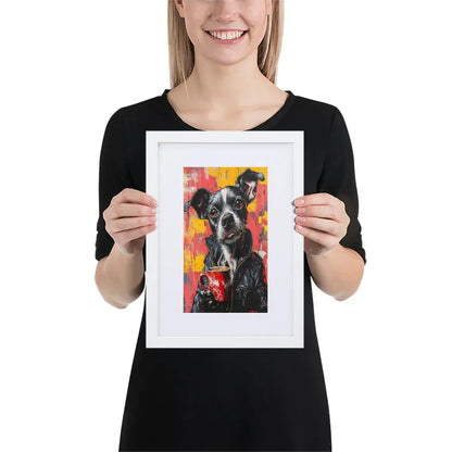 street-art-canine-v13-gerahmtes-poster-gerahmtes-poster-jlr-design-5 - JLR Design
