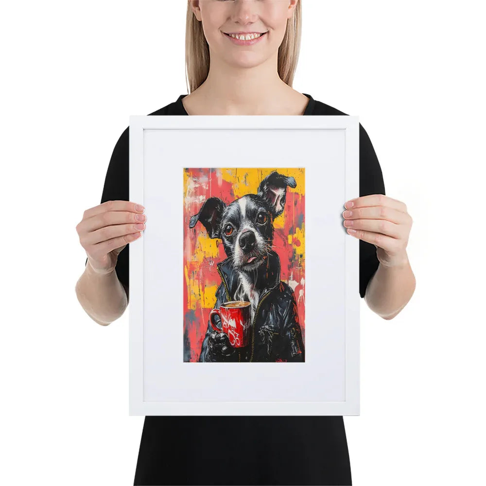 street-art-canine-v13-gerahmtes-poster-gerahmtes-poster-jlr-design-6 - JLR Design
