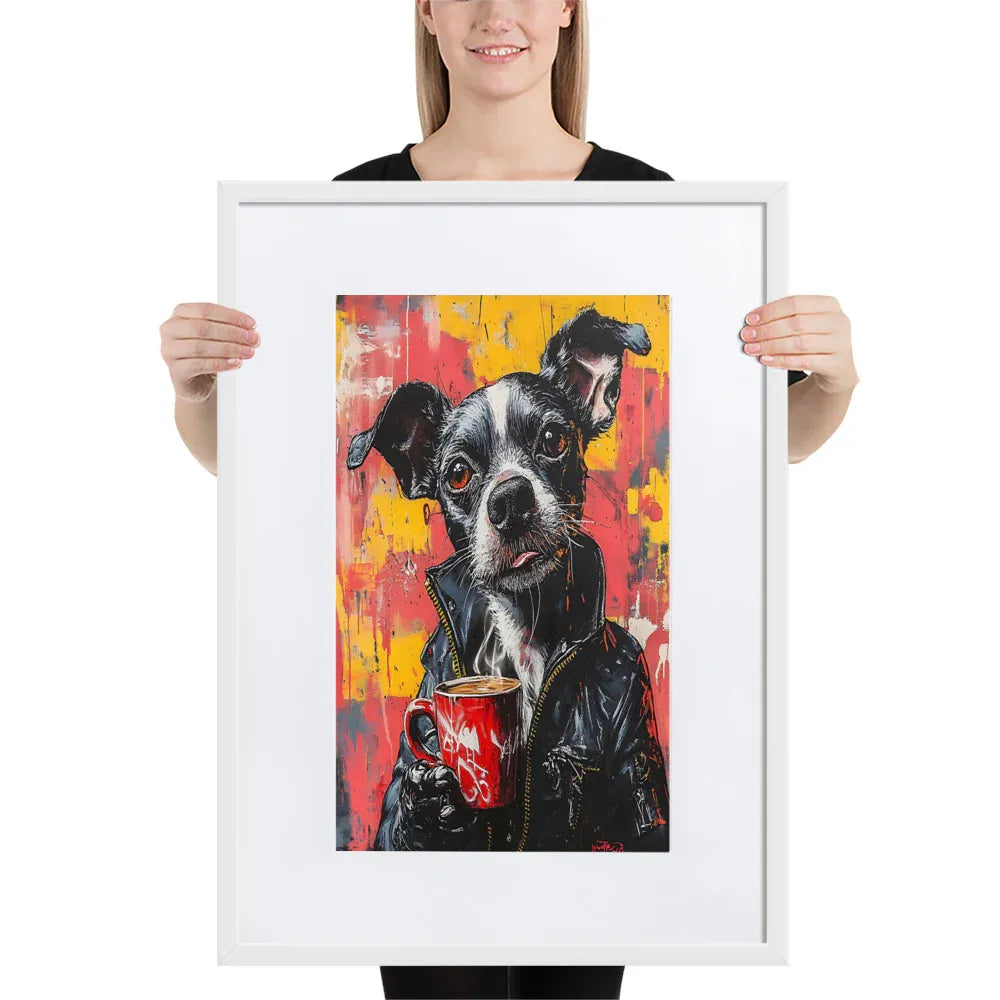 street-art-canine-v13-gerahmtes-poster-gerahmtes-poster-jlr-design-7 - JLR Design