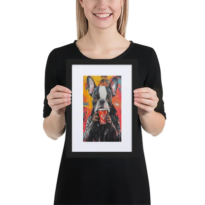 street-art-canine-v14-gerahmtes-poster-gerahmtes-poster-jlr-design-2 - JLR Design