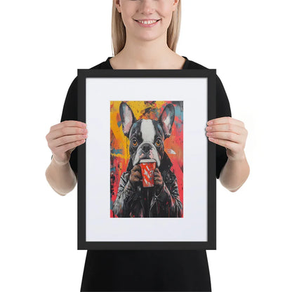 street-art-canine-v14-gerahmtes-poster-gerahmtes-poster-jlr-design-3 - JLR Design