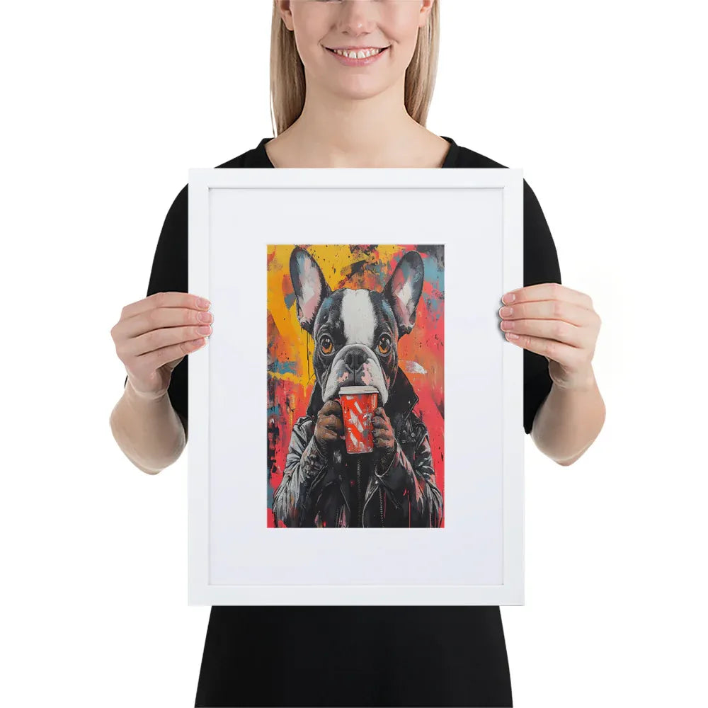 street-art-canine-v14-gerahmtes-poster-gerahmtes-poster-jlr-design-6 - JLR Design