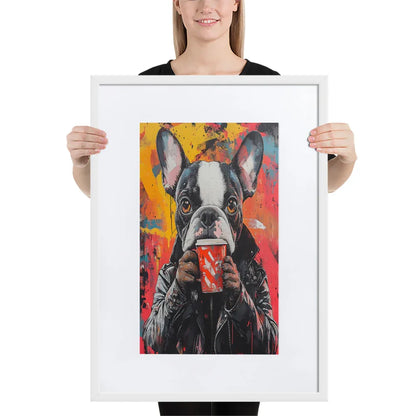 street-art-canine-v14-gerahmtes-poster-gerahmtes-poster-jlr-design-7 - JLR Design