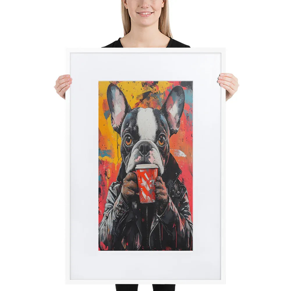 street-art-canine-v14-gerahmtes-poster-gerahmtes-poster-jlr-design-8 - JLR Design