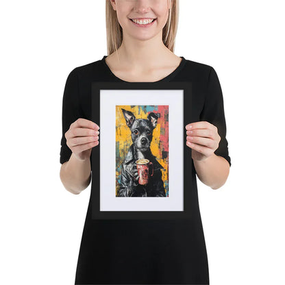 street-art-canine-v15-gerahmtes-poster-gerahmtes-poster-jlr-design-2 - JLR Design